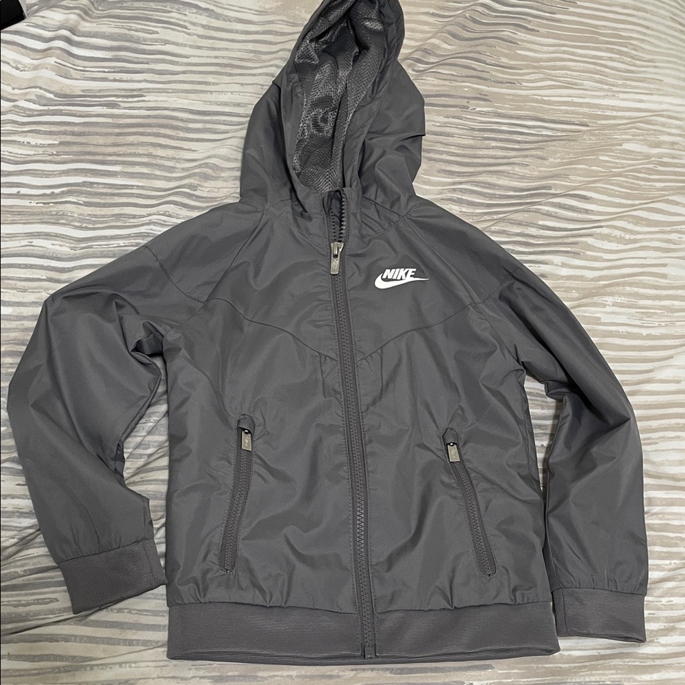 Nike Charcoal Hooded Jacket